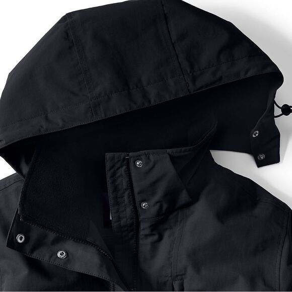 Lands End Coat squall five pocket adjustable insulated hooded waterproof Various - Picture 2 of 9